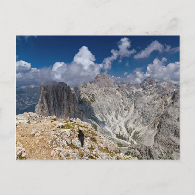 Cartão Postal Rosengarten - Grupo Catinaccio (Frente)