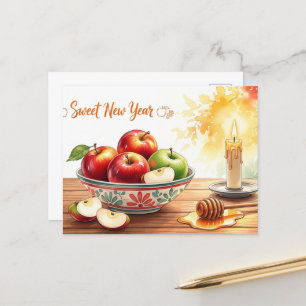 Cartão Postal Rosh Hashanah Ano Novo Judaico