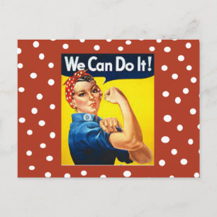 Cartão Postal Rosie the Riveter