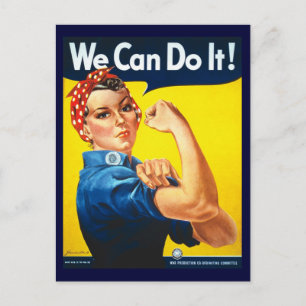 Cartão Postal Rosie the Riveter