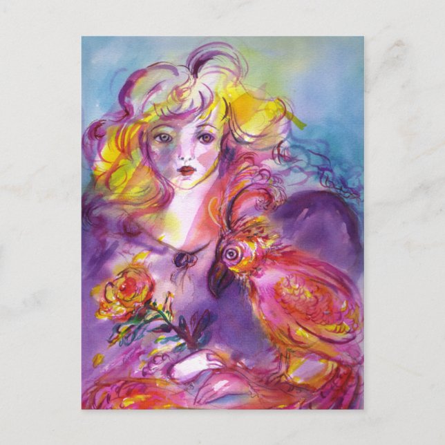 Cartão Postal ROSINA/Bola de Mascarada Veneza (Frente)