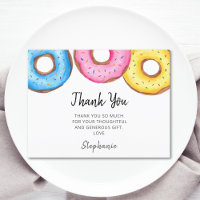 Rosquinha Chá de fraldas Obrigado