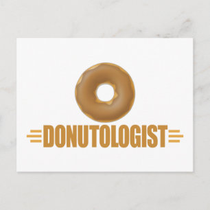 Cartão Postal Rosquinha de Chocolate Engraçado