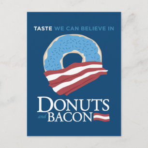 Cartão Postal Rosquinha e Bacon: Sabor em que podemos acreditar 