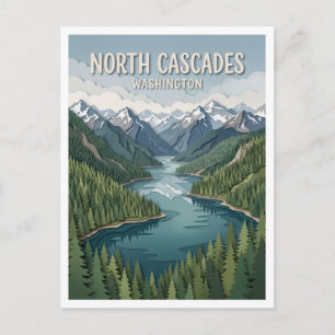 Cartão Postal Ross Lake Newhalem Washington