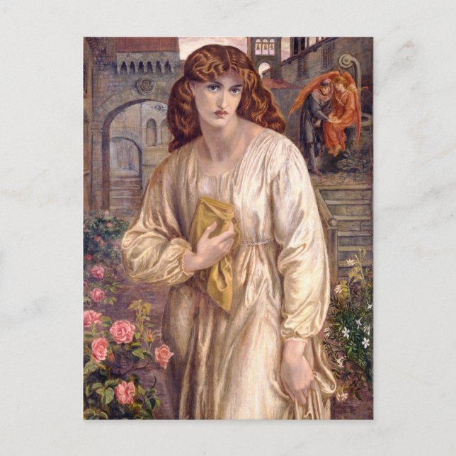 Cartão Postal Rossetti Salutation of Beatrice CC0646 Postcard (Frente)
