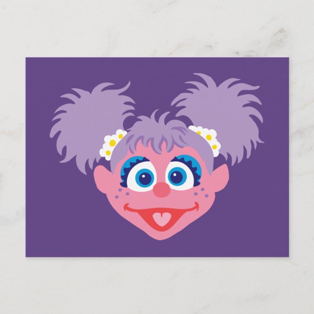 Cartão Postal Rosto da Abby Cadabby (Frente)