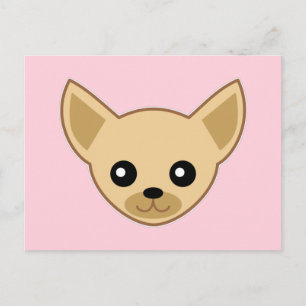 Cartão Postal Rosto de Chihuahua