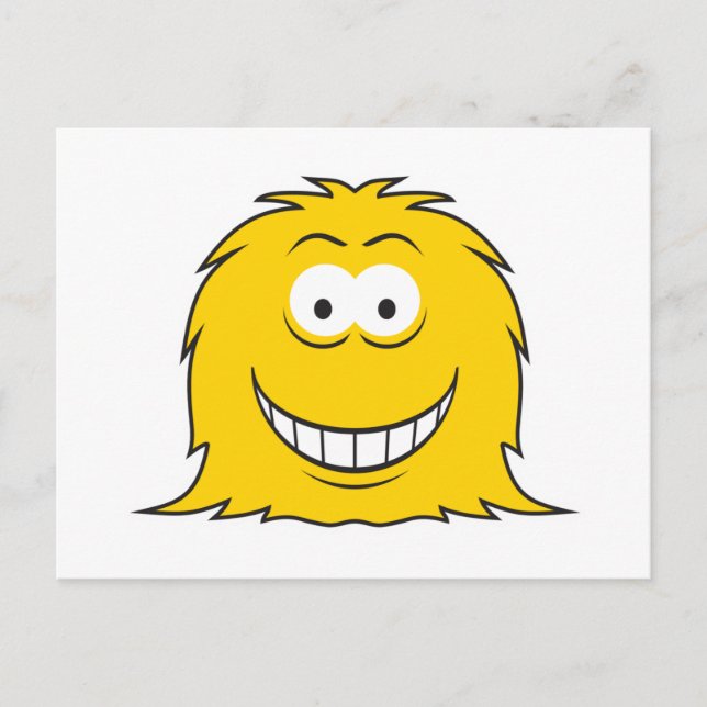 Cartão Postal Rosto de Monstro Furtado (Frente)