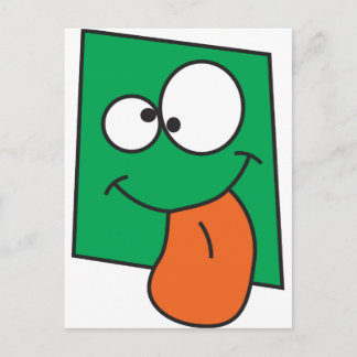 Cartão Postal Rosto Louco