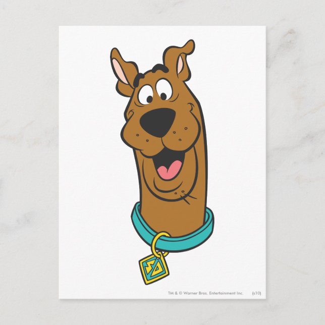 Cartão Postal Rosto Scooby-Doo Sorrindo (Frente)