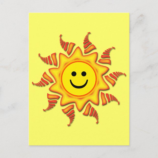 CARTÃO POSTAL ROSTO SOL (Frente)