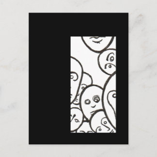Cartão Postal Rostos