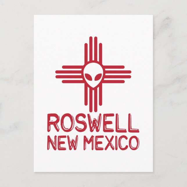 Cartão Postal Roswell Novo México (Frente)