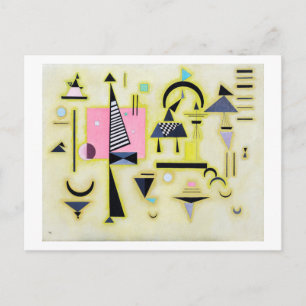 Cartão Postal Rosy Definitivo, Wassily Kandinsky