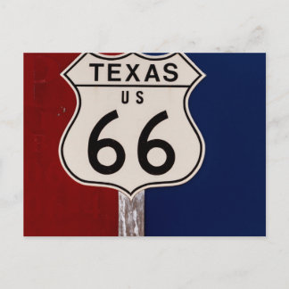 Cartão Postal Rota 66 do Texas