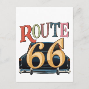 Cartão Postal rota 66-EUA