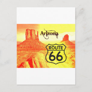 Cartão Postal Rota de arizona 66