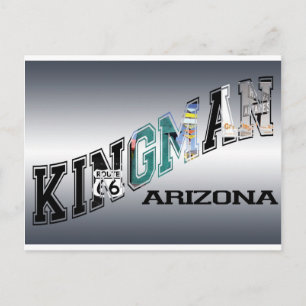 Cartão Postal rota de arizona kingman 66