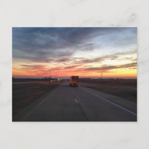 Cartão Postal Rota do Pôr do Sol 66 Shamrock Texas EUA