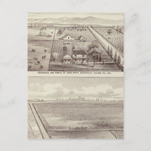 Cartão Postal Roth, ranchos Scruggs
