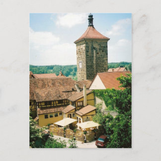 Cartão Postal Rothenburg ob der Tauber, Alemanha