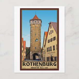 Cartão Postal Rothenburg od Tauber - Rödertor