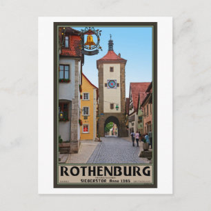 Cartão Postal Rothenburg od Tauber - Sieberstor