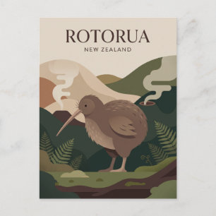 Cartão Postal Rotorua Nova Zelândia