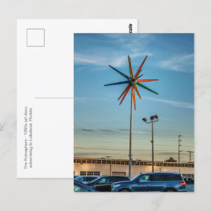 Cartão Postal Rotoshere Lakeland não parece ser uma frase em ing