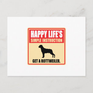 Cartão Postal Rottweiler