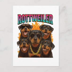 Cartão Postal Rottweiler 