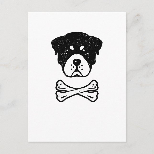 Cartão Postal Rottweiler (Frente)