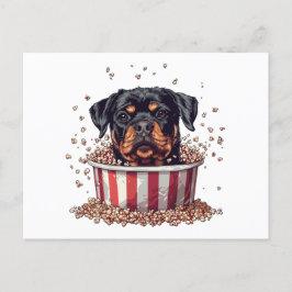 Cartão Postal Rottweiler Filme de Cachorro Pipoca
