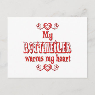 Cartão Postal ROTTWEILER Love