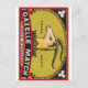 Cartão Postal Rótulo Antiguo Gazelle Sueco Matchbox (Frente)
