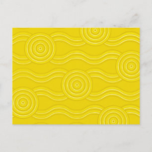 Cartão Postal Rótulo artístico original