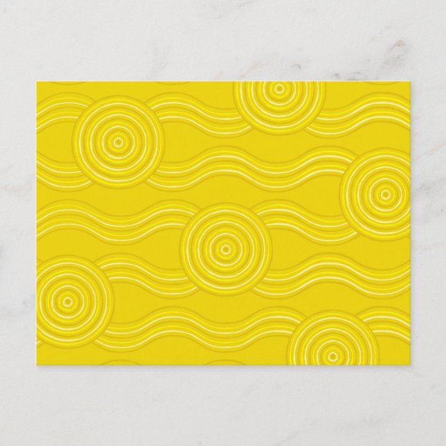 Cartão Postal Rótulo artístico original (Frente)