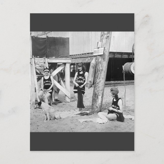 Cartão Postal Roubando Vênice, Guardas de Proteção, início dos a (Frente)