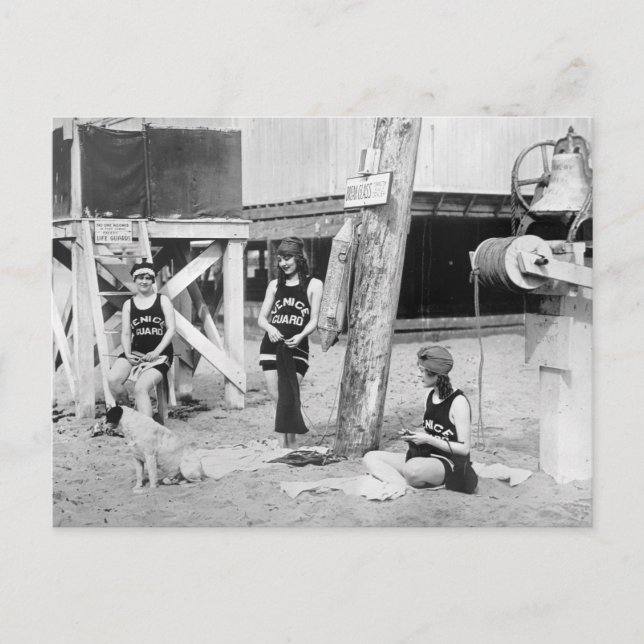 Cartão Postal Roubando Vênice, Guardas de Proteção, início dos a (Frente)