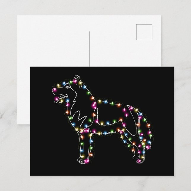 Cartão Postal Rouco Com Rouco De Natal Frio E Feliz Natal (Frente/Verso)