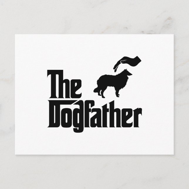 Cartão Postal Rough Collie (Frente)