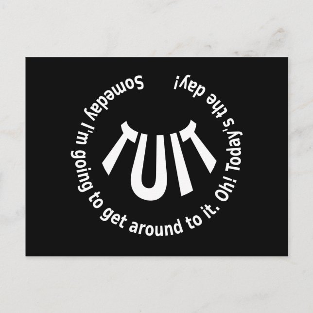 Cartão Postal Round TUIT (Frente)