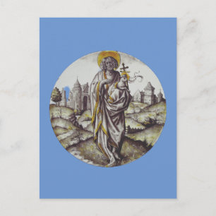 Cartão Postal Roundel com o Santo John The Baptist