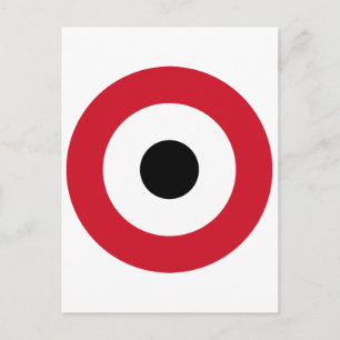 Cartão Postal Roundel da Força Aérea do Egito