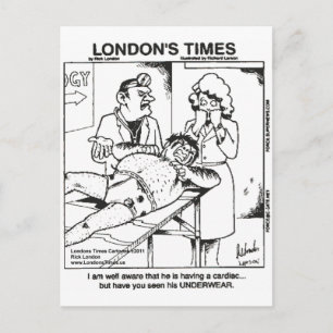 Cartão Postal Roupa suja e hospitais Presentes e Camisetas engra