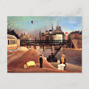 Cartão Postal Rousseau - Ile Santo Louis e Notre Dame