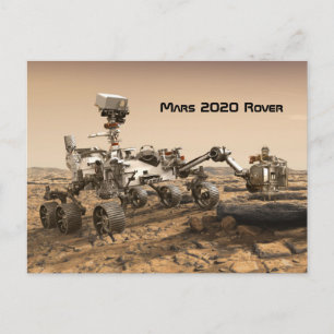 Cartão Postal Rover Mars 2020