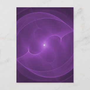 Cartão Postal Roxo de Energia