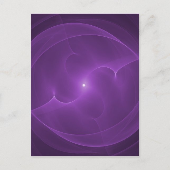 Cartão Postal Roxo de Energia (Frente)